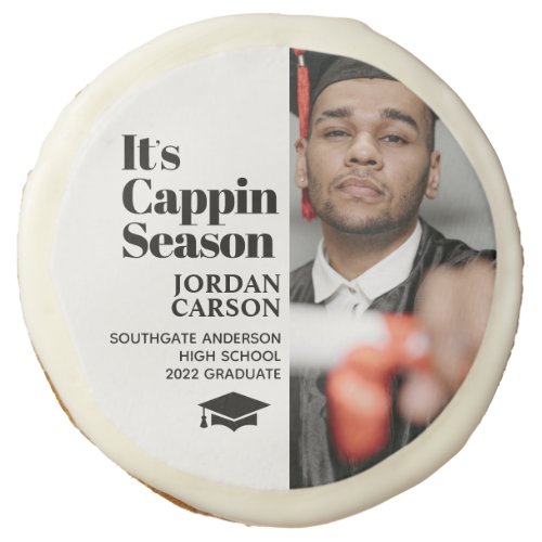 Cappin Season Graduation Sugar Cookie