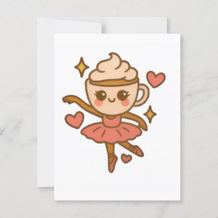 Cappuccina Ballerina Italian ID Postcard