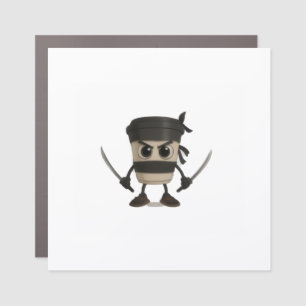 Cappuccino Assassino Funny Italian Car Magnet