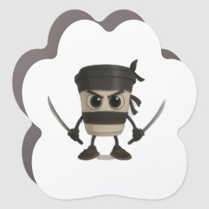 Cappuccino Assassino Funny Italian Car Magnet