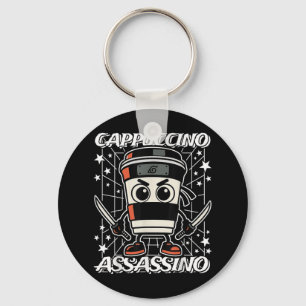 Cappuccino-assassino Italian-brainrot Coffee Assas Keychain
