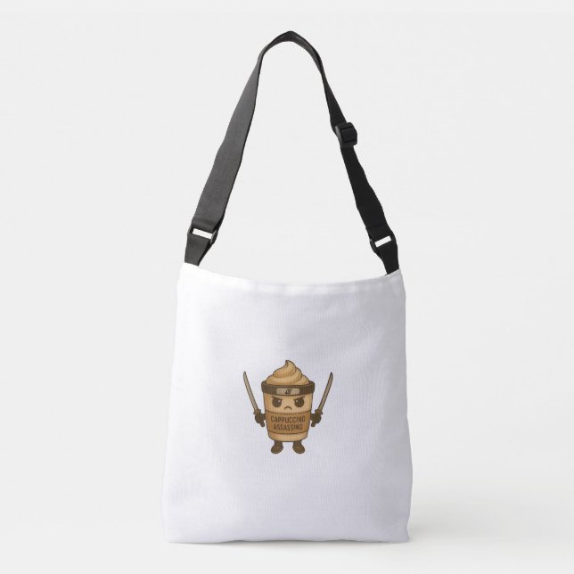 Cappuccino Assassino Italian Crossbody Bag (Front)