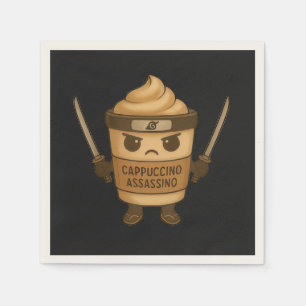 Cappuccino Assassino Italian Napkins