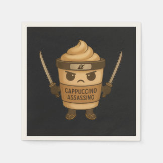 Cappuccino Assassino Italian Napkins