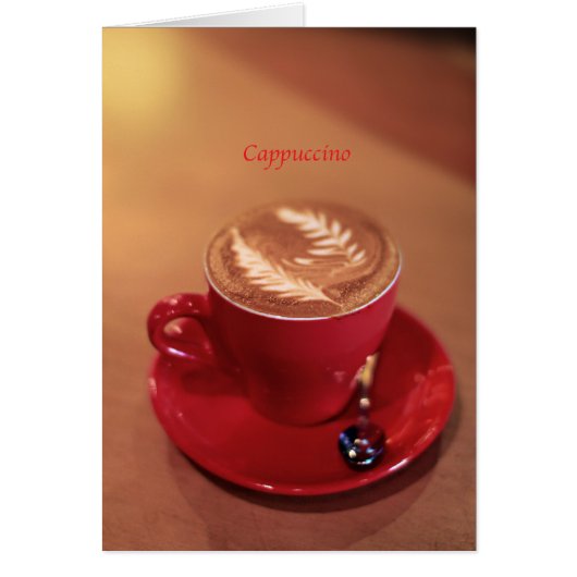 Cappuccino Cards (Front)