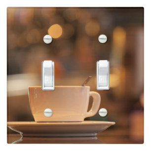 Cappuccino coffee, Venice, Italy Light Switch Cover