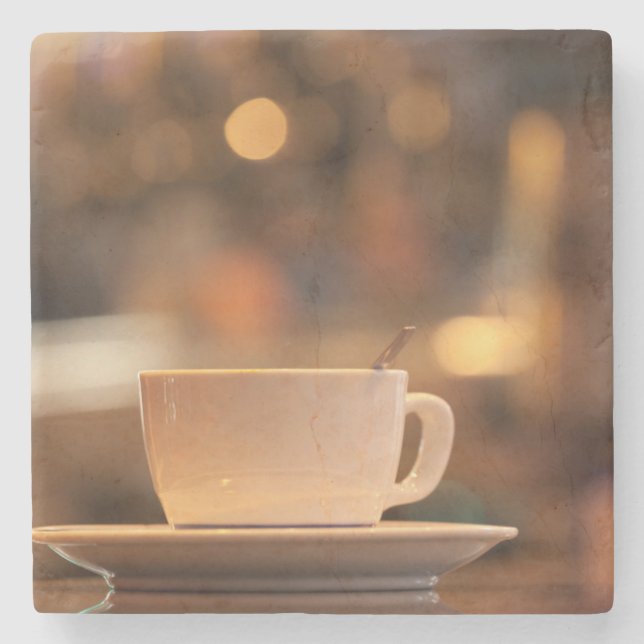 Cappuccino coffee, Venice, Italy Stone Coaster (Front)