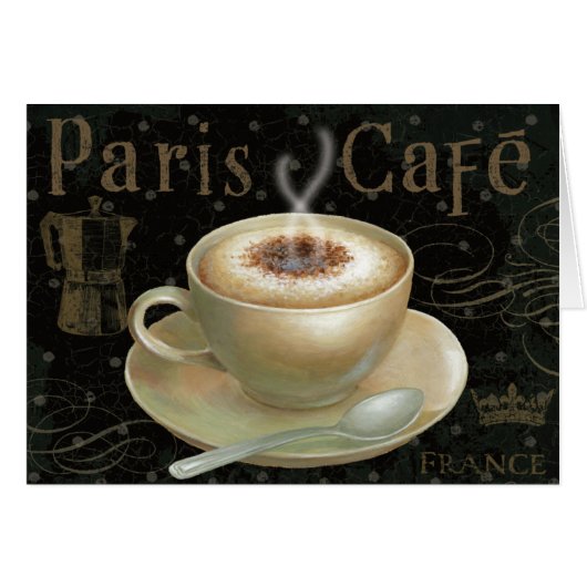 Cappuccino Cup Cards (Front Horizontal)