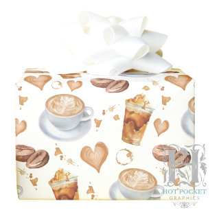 Cappuccino Gift Wrapping Paper