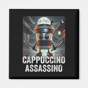Cappuccino Ino, Italian Brainrot Meme, Espresso Me Magnet
