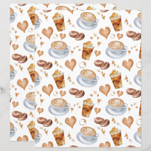 Cappuccino Scrapbook Paper