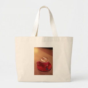 Cappucino Blank Large Tote Bag