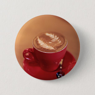 Cappucino Blank Pinback Button