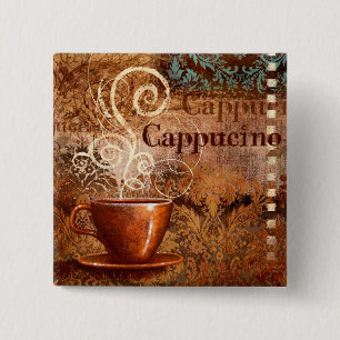 Cappucino Pinback Button