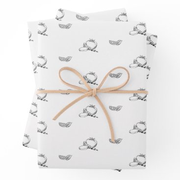 Caprese Gift Wrap, Positano Gift Wrap, Italian  Wrapping Paper Sheets