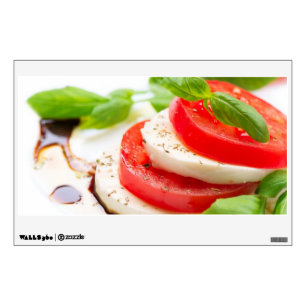 Caprese Salad. Tomato and Mozzarella slices Wall Sticker