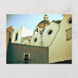 Capri houses postcard