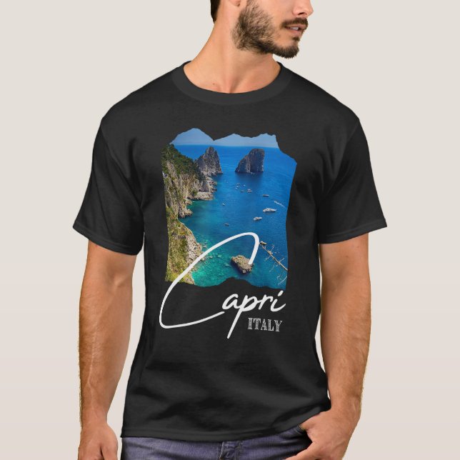 Capri Island  Capri Italy  Capri Souvenir T-Shirt (Front)