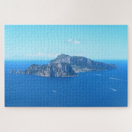 Capri Island Italy surrounded by Italian sea Jigsaw Puzzle