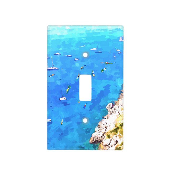 Capri Islands Light Switch Cover (Front)