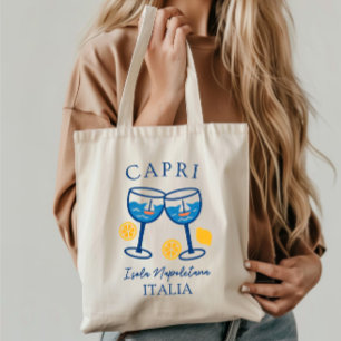 Capri Isola Napoletana – Coastal Italy Summer Tote Bag