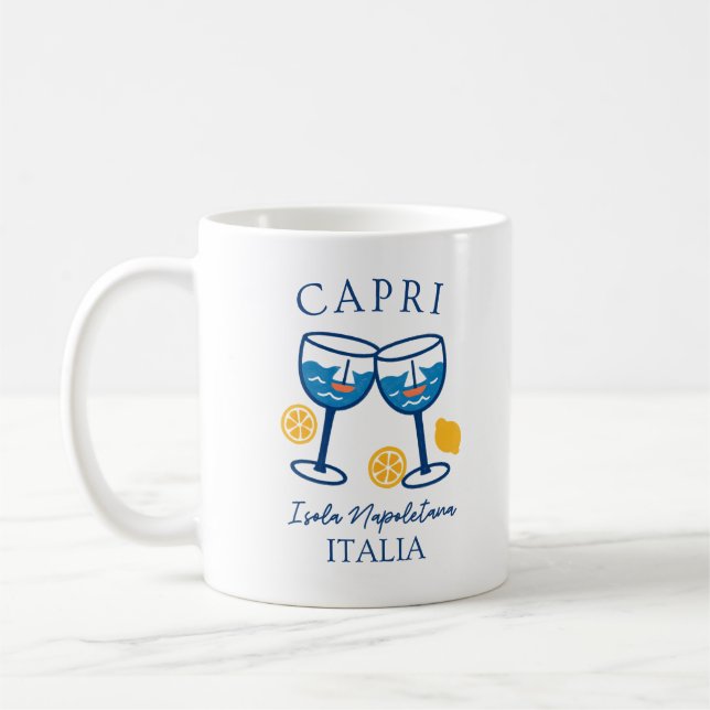 Capri Italia – Italian Summer Coffee Mug (Left)