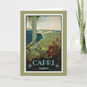 Capri Italia Italy Vintage Card