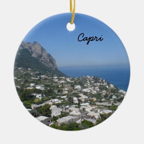 Capri Italy Ceramic Ornament
