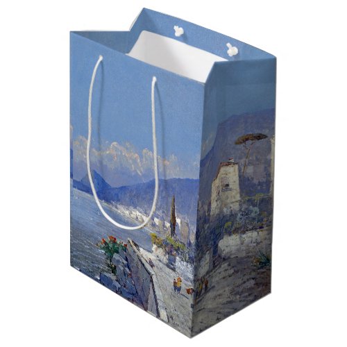 Capri Italy Island Ocean Flowers Blue Sea Gift Bag