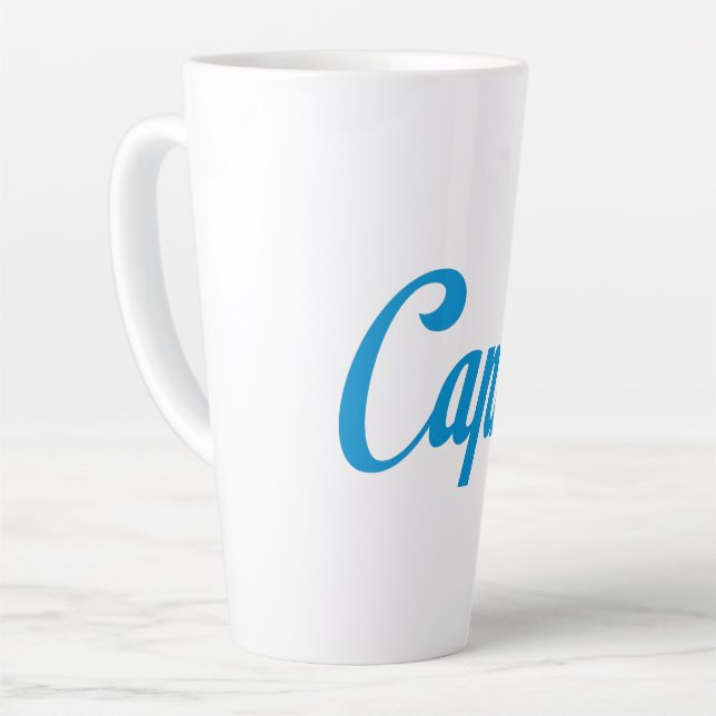 Capri Italy Latte Mug (Left Angle)