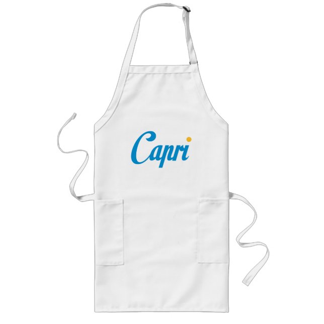 Capri Italy Long Apron (Front)