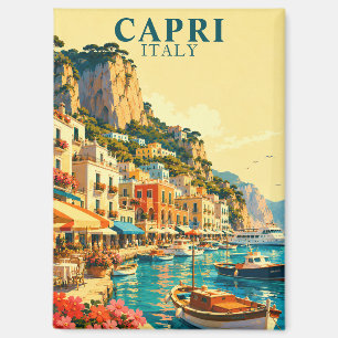 Capri Italy Marina Grande Harbor Souvenir Magnet