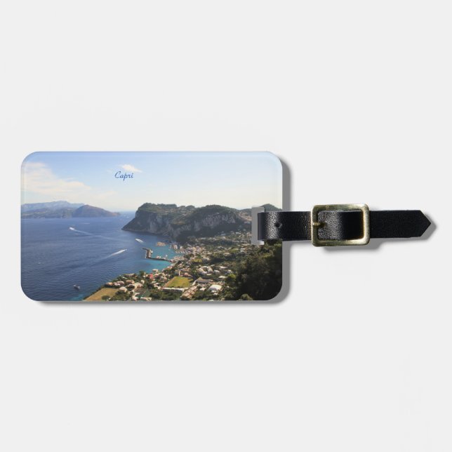 Capri, Italy, Photography, luggage tag (Front Horizontal)