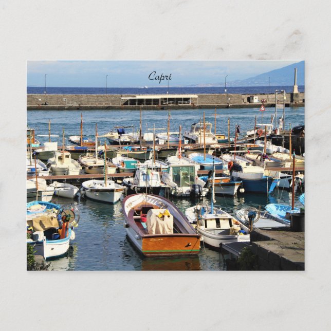 Capri, Italy, Photography, Postcard (Front)