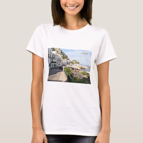 Capri Italy Photography t_shirt