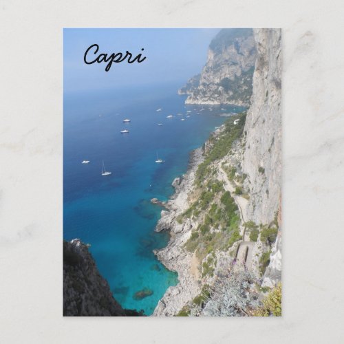 Capri Italy Postcard