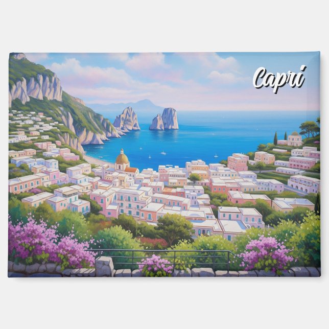 Capri Italy Travel Magnet (Front)