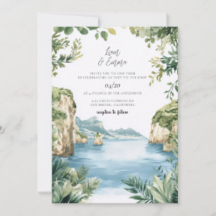 Capri Italy Wedding Invitation