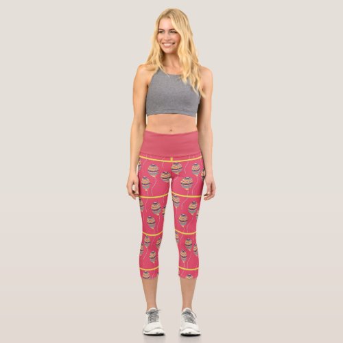 Capri Leggings with Circus Balloons