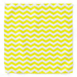 Capri Lemon Wave Chevron Bandana