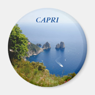 Capri magnet with Faraglioni rocks