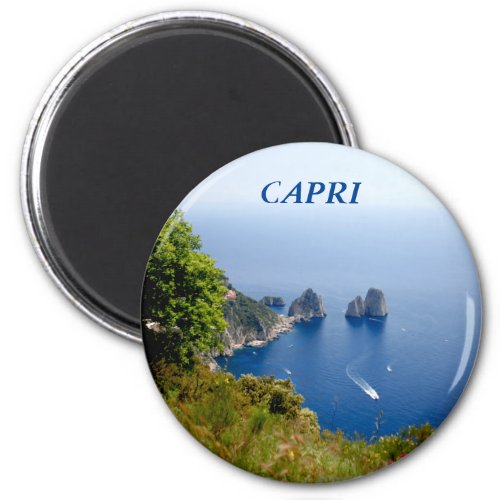 Capri magnet with Faraglioni rocks