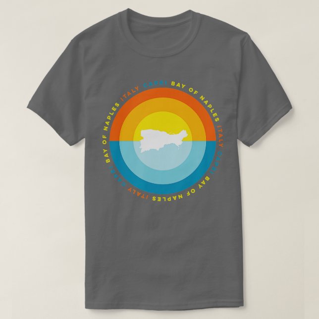 Capri Naples Italy  T-Shirt (Design Front)