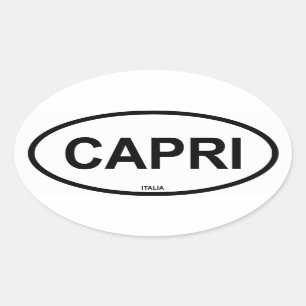 CAPRI OVAL STICKER