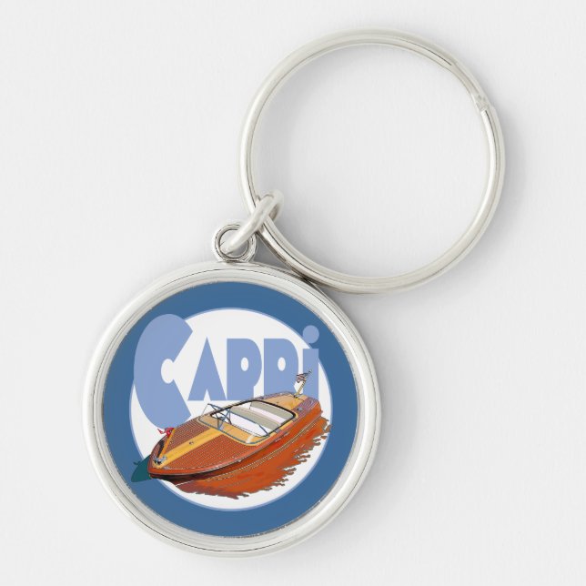 Capri Powerboat Keychain (Front)