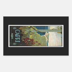 Capri Rectangular Sticker