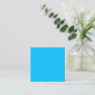 Capri (solid color)  square business card