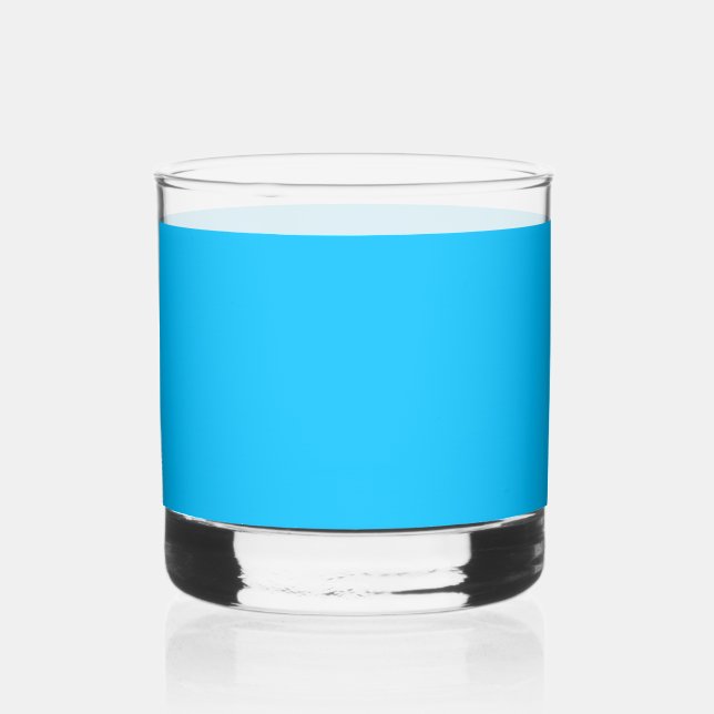 Capri (solid color)  whiskey glass (Front)