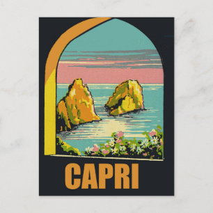 Capri Through the Arc Postcard
