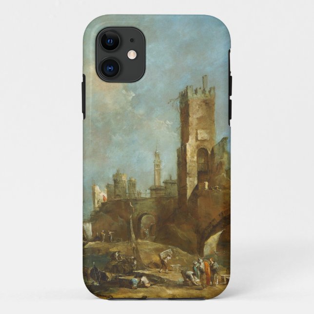 Capriccio of a Harbor Case-Mate iPhone Case (Back)
